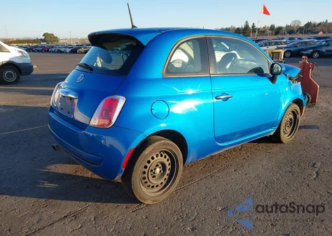2015 Fiat 500 Pop from USA, damaged, VIN 3C3CFFAR2FT550313